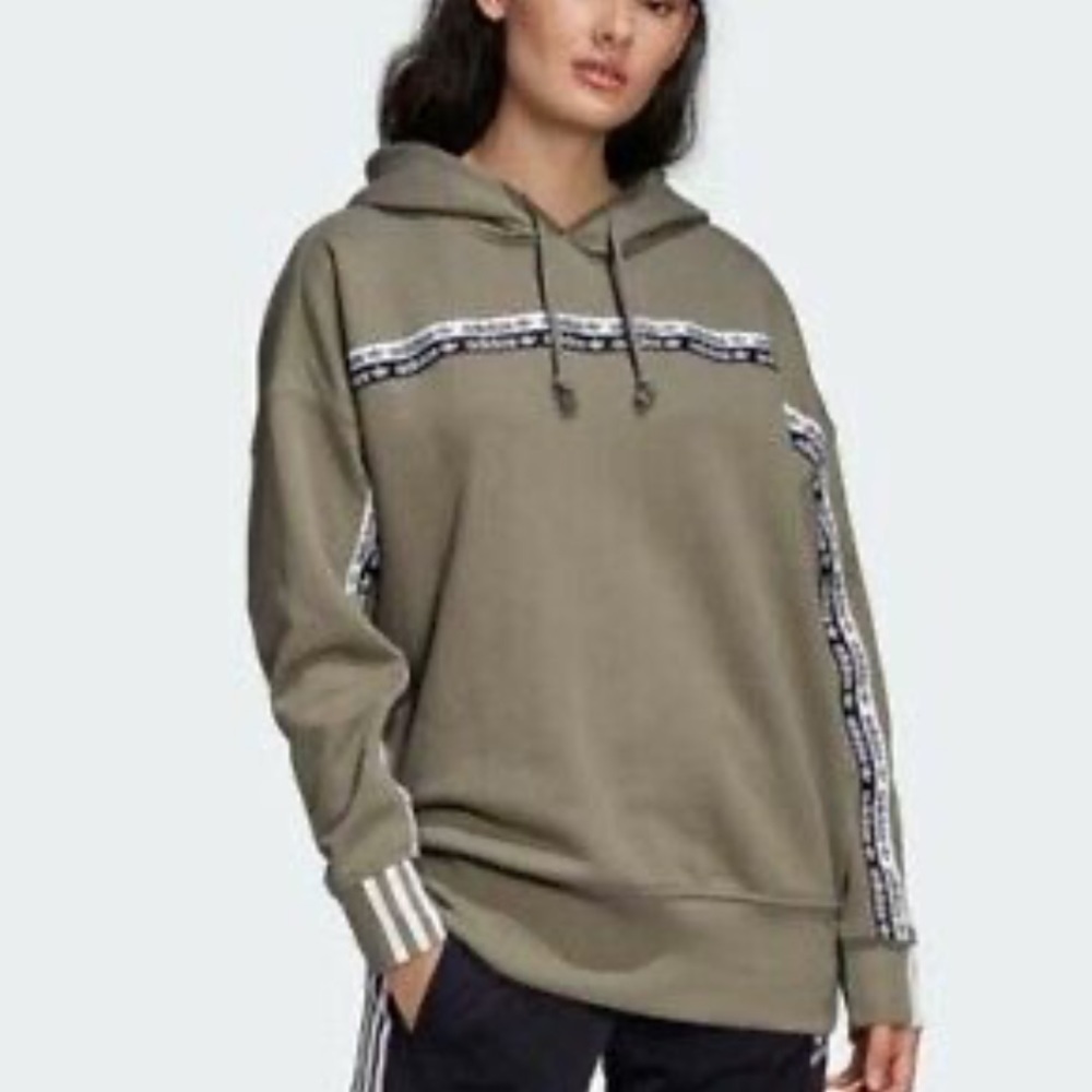 Adidas Originals Hoodie Sweatshirt Green FM2511 Sz M